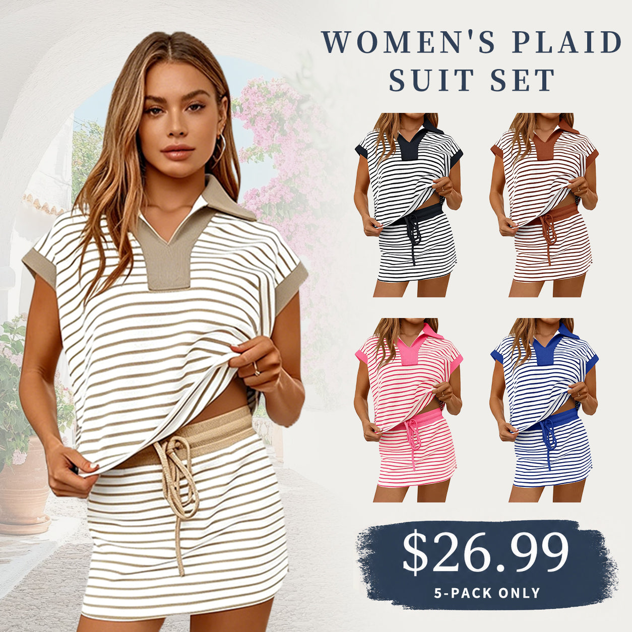 Womens Casual Workout Set