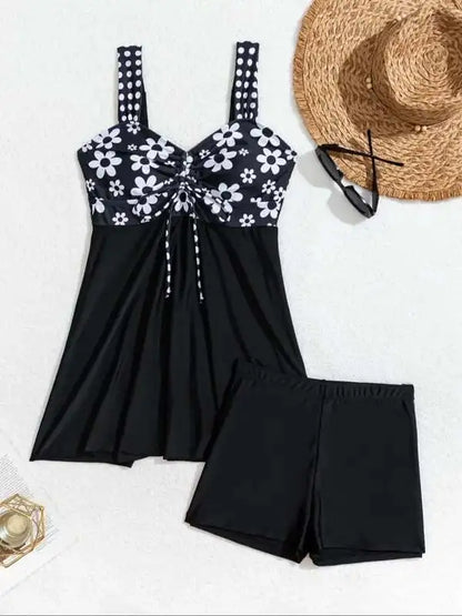 🔥FINAL SALE👙 Women's V Neck Swimdress