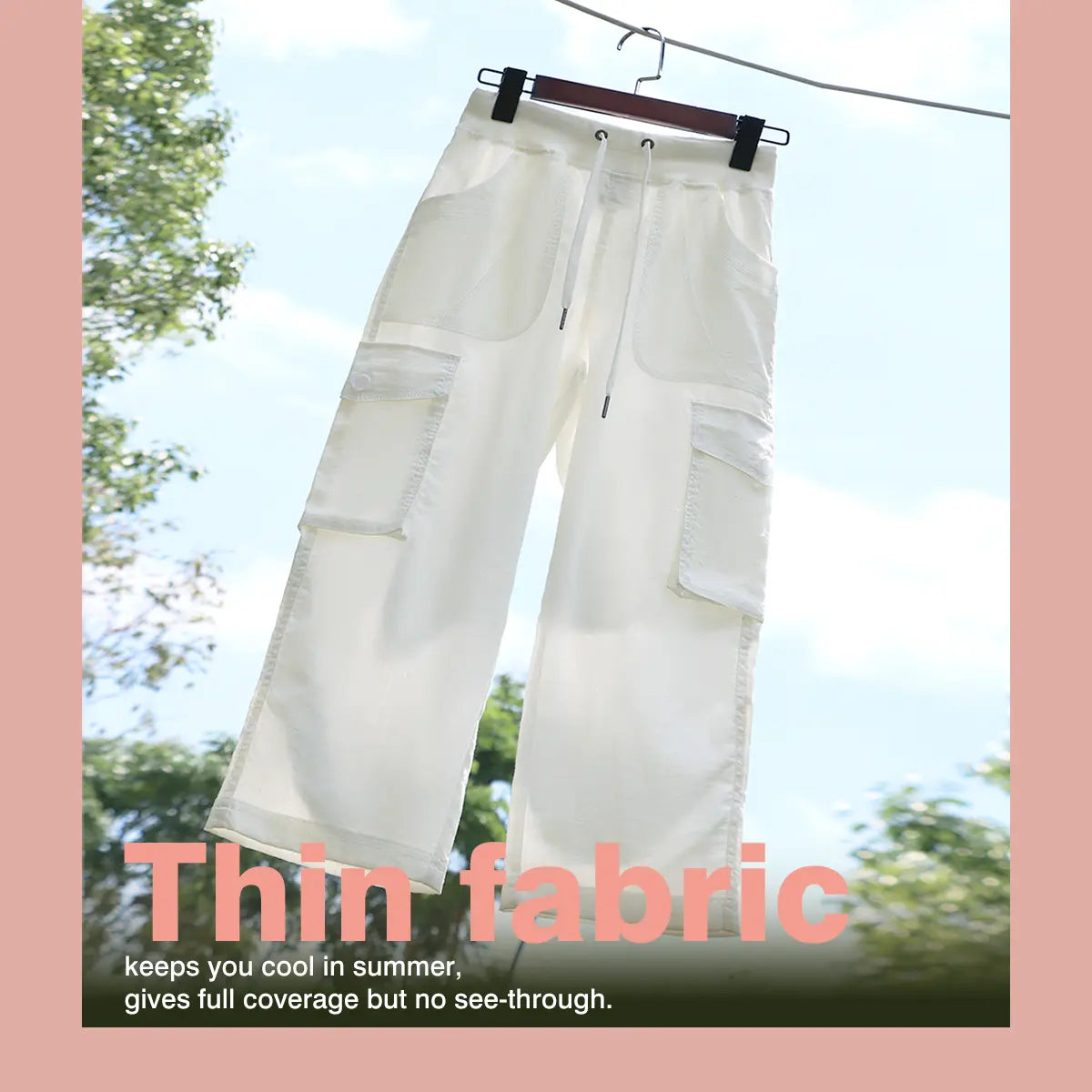 🔥Last day promotion🔥Women's Cargo Pants  Plus Size Outdoor Lightweight Capris