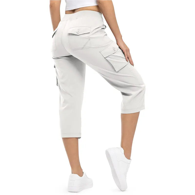 🔥Last day promotion🔥Women's Cargo Pants  Plus Size Outdoor Lightweight Capris