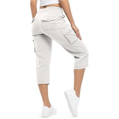 🔥Last day promotion🔥Women's Cargo Pants  Plus Size Outdoor Lightweight Capris