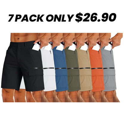 🔥Last day promotion🔥Men's Hiking Cargo Shorts 9" Quick Dry Lightweight Summer Casual Shorts