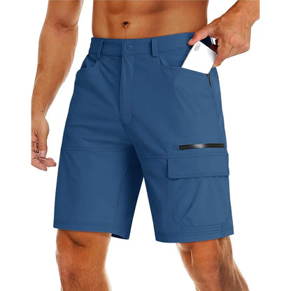 🔥Last day promotion🔥Men's Hiking Cargo Shorts 9" Quick Dry Lightweight Summer Casual Shorts