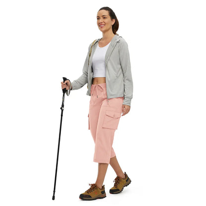 🔥Last day promotion🔥Women's Cargo Pants  Plus Size Outdoor Lightweight Capris