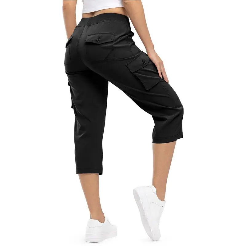 🔥Last day promotion🔥Women's Cargo Pants  Plus Size Outdoor Lightweight Capris