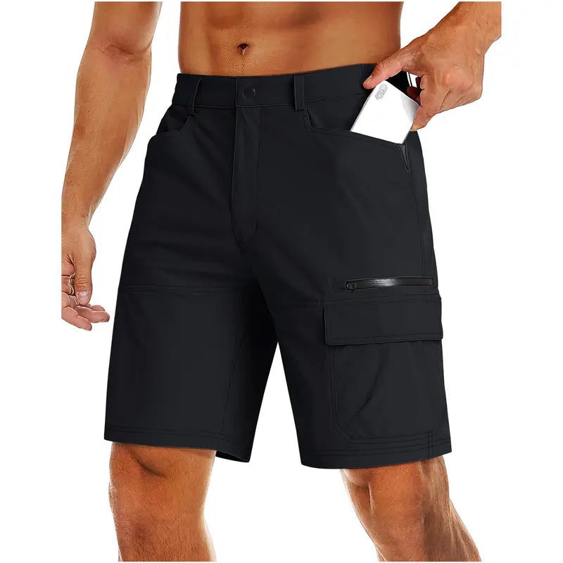 🔥Last day promotion🔥Men's Hiking Cargo Shorts 9" Quick Dry Lightweight Summer Casual Shorts