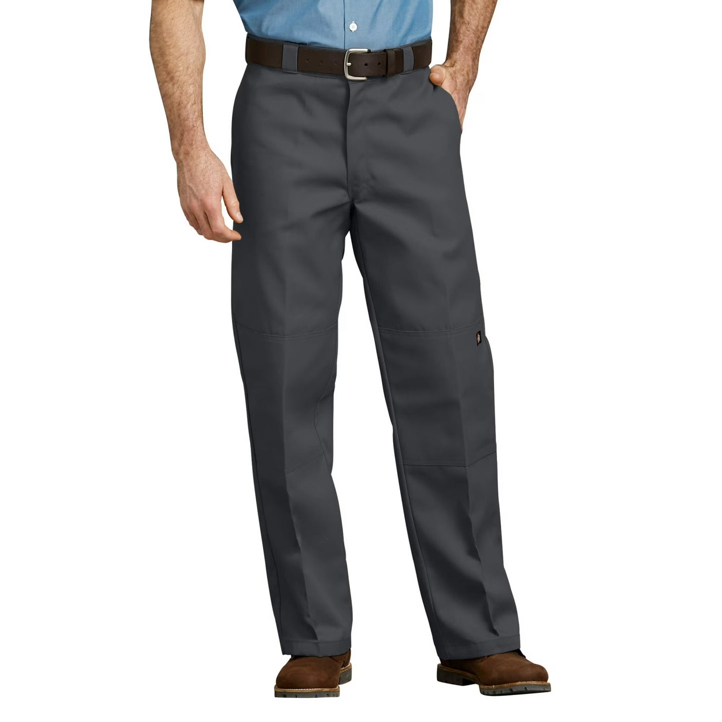 Loose Fit Double Knee Work Pants