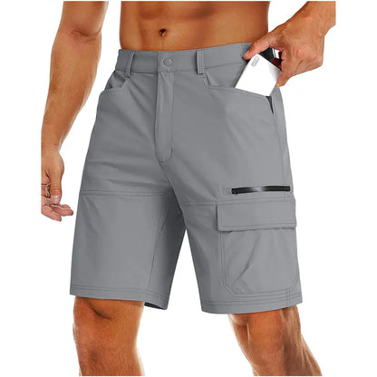 🔥Last day promotion🔥Men's Hiking Cargo Shorts 9" Quick Dry Lightweight Summer Casual Shorts