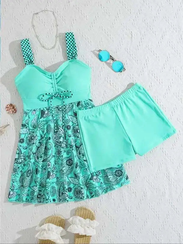 🔥FINAL SALE👙 Women's V Neck Swimdress