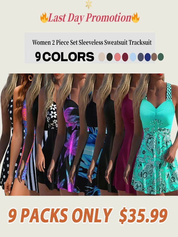 🔥FINAL SALE👙 Women's V Neck Swimdress