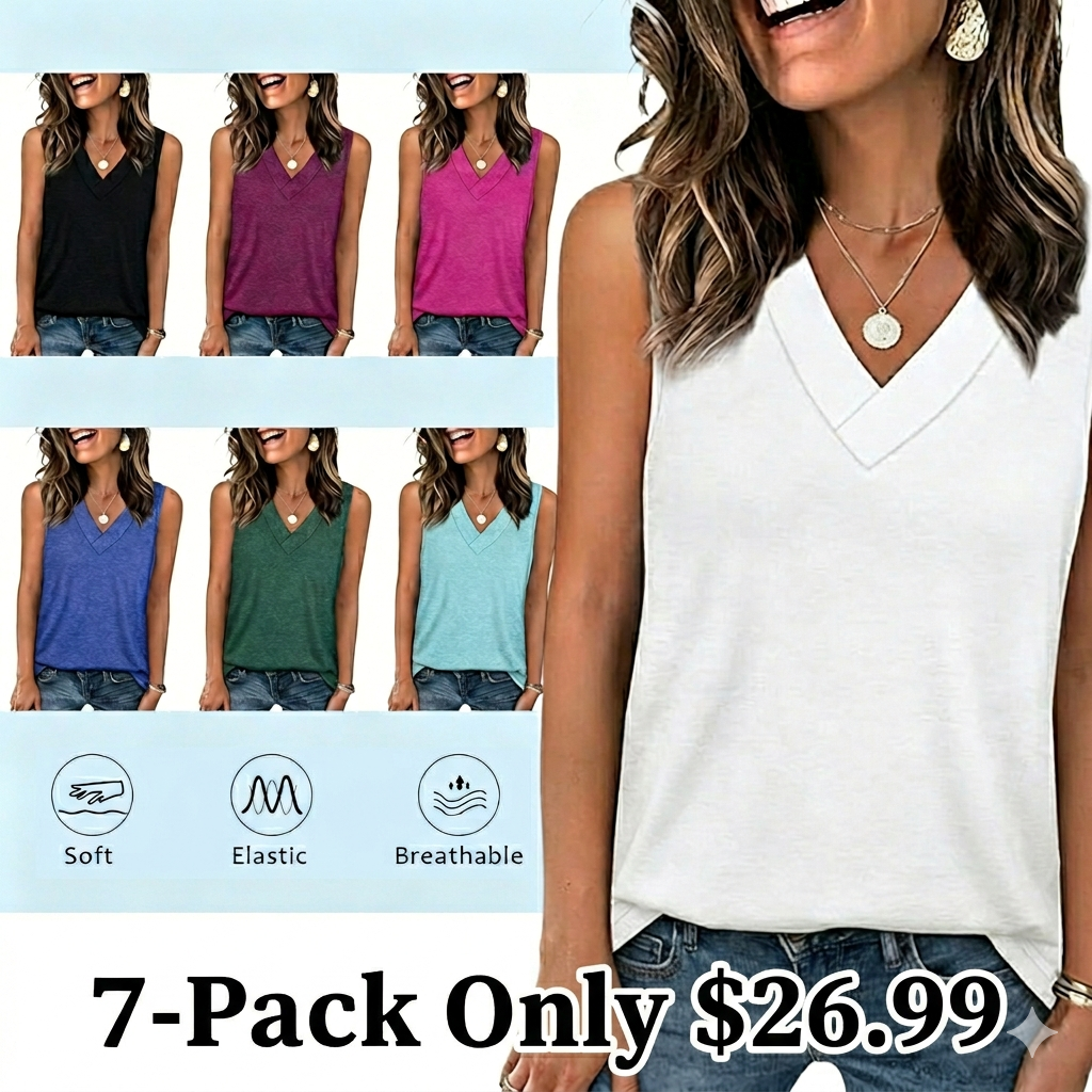 Women Trendy Sleeveless Basic Tank Tops