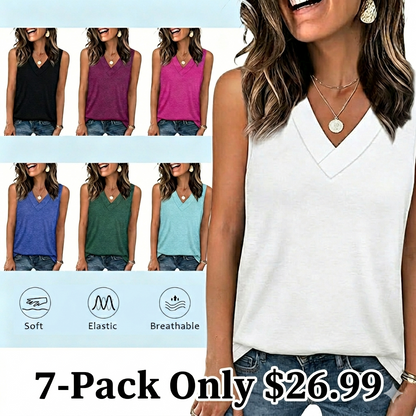 Women Trendy Sleeveless Basic Tank Tops