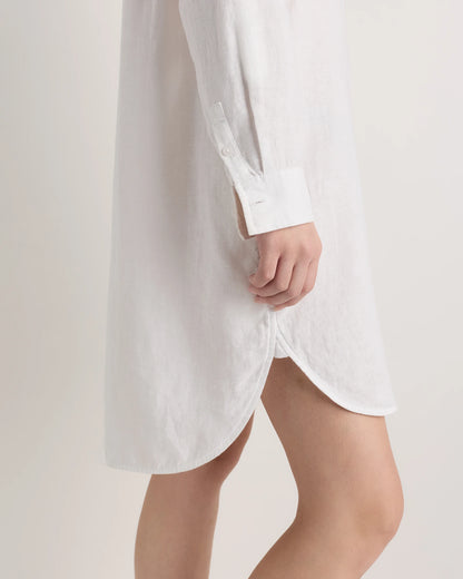 100% Linen Shirt Dress