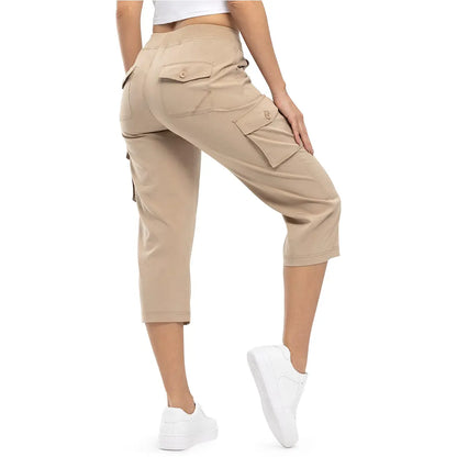 🔥Last day promotion🔥Women's Cargo Pants  Plus Size Outdoor Lightweight Capris