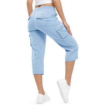 🔥Last day promotion🔥Women's Cargo Pants  Plus Size Outdoor Lightweight Capris