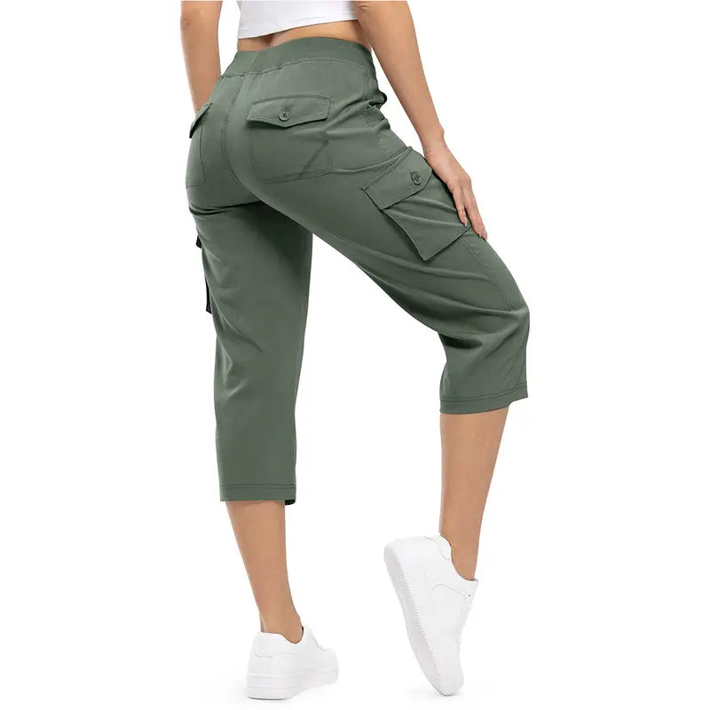 🔥Last day promotion🔥Women's Cargo Pants  Plus Size Outdoor Lightweight Capris