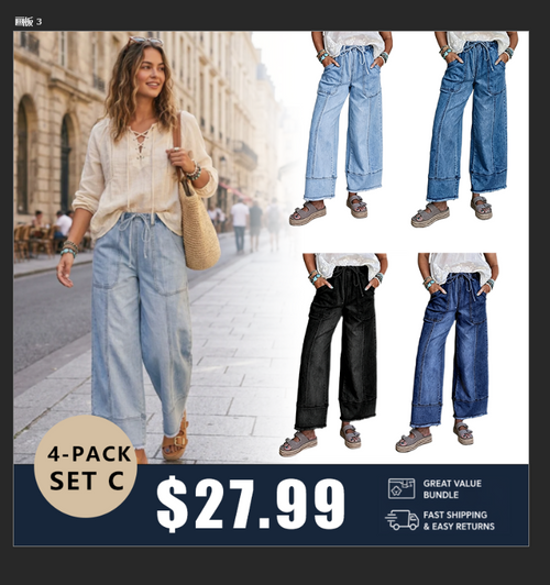 🔥Buy More Save More!🔥Women's Wide Leg Jeans❤️